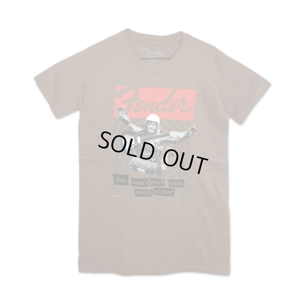 画像1: Fender Tシャツ フェンダー You Won't Part BROWN (1)