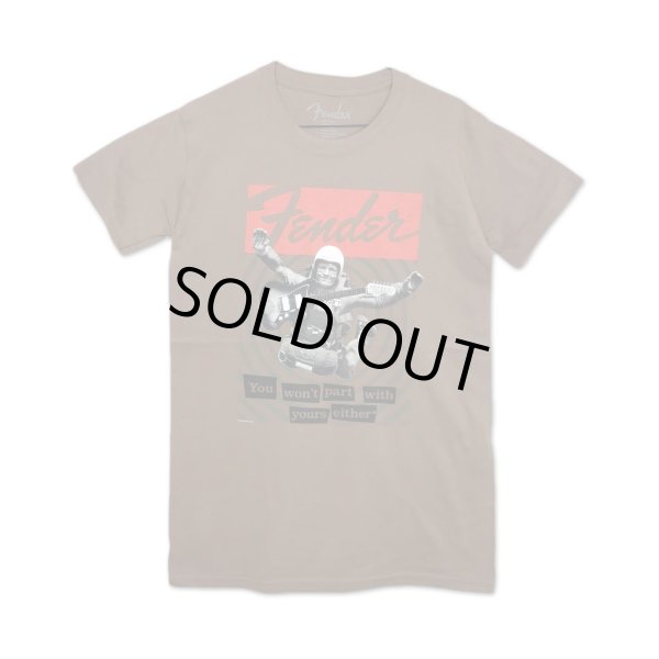画像1: Fender Tシャツ フェンダー You Won't Part BROWN (1)