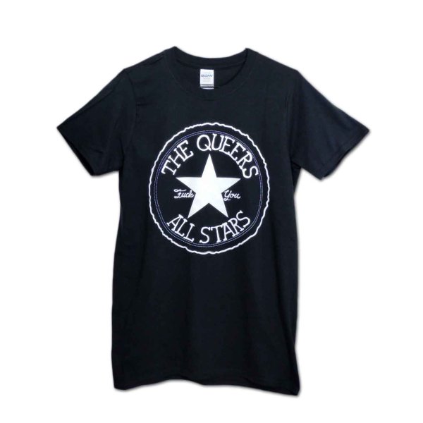画像1: The Queers バンドTシャツ ザ・クイアーズ All Stars BLACK (1)