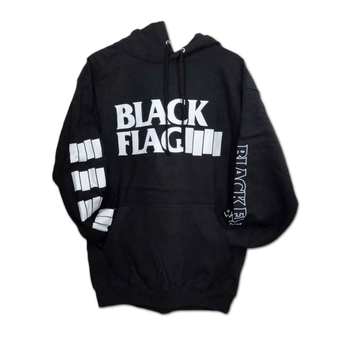 画像1: Black Flag プルオーバーパーカー ブラック・フラッグ Logo [Back Print] (1)