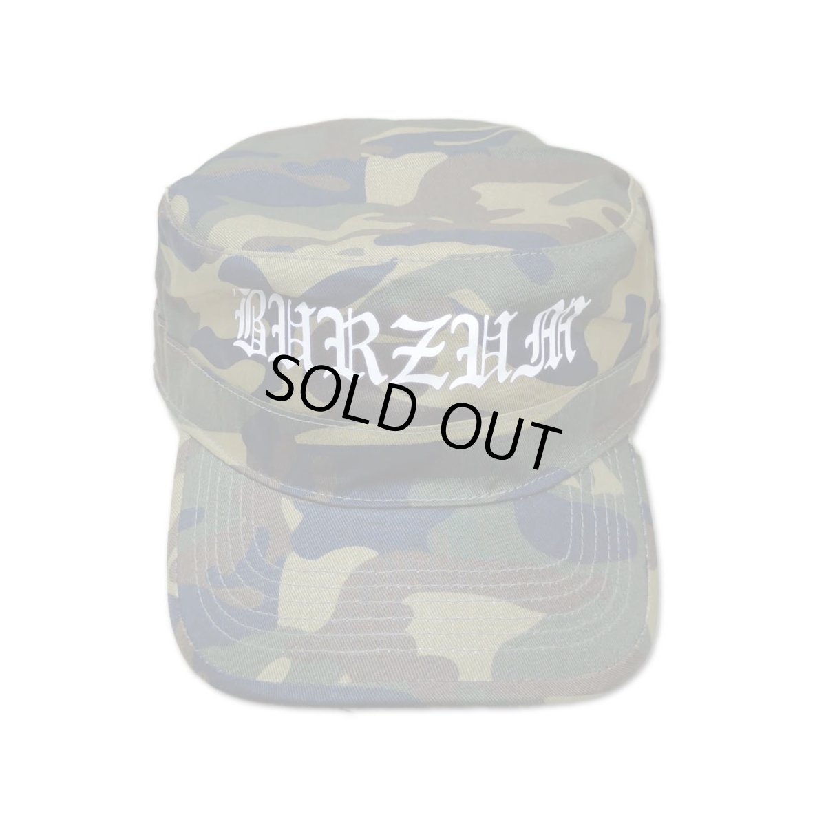 画像1: Burzum キャデットキャップ バーズム Logo CAMO (1)