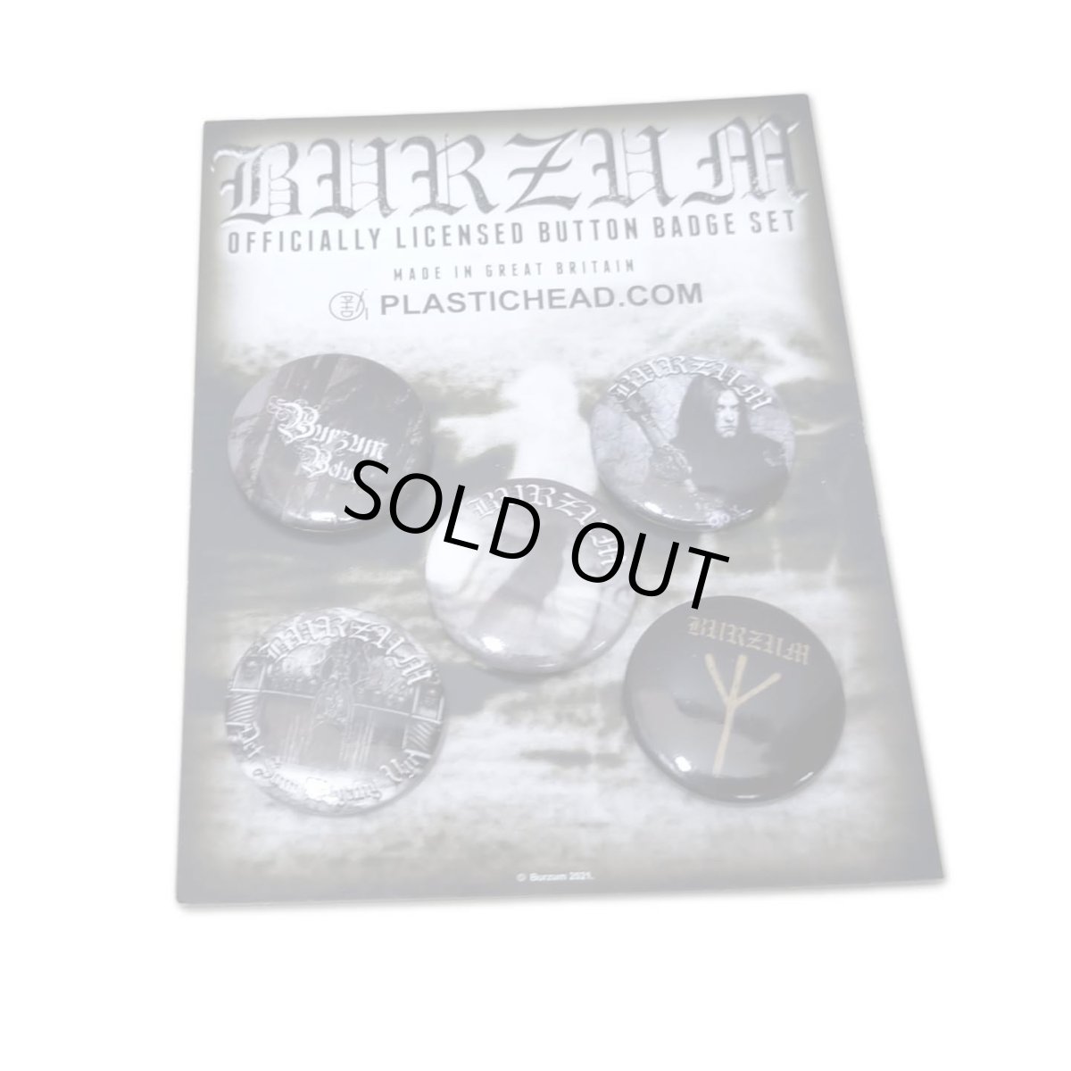 画像1: Burzum バッジ5個セット バーズム Belus (1)