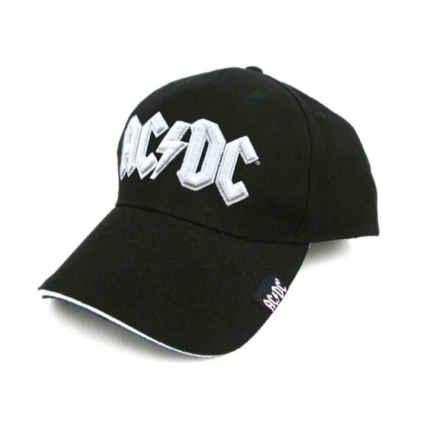 画像1: AC/DC アジャスタブルキャップ エーシーディーシー White Logo (1)