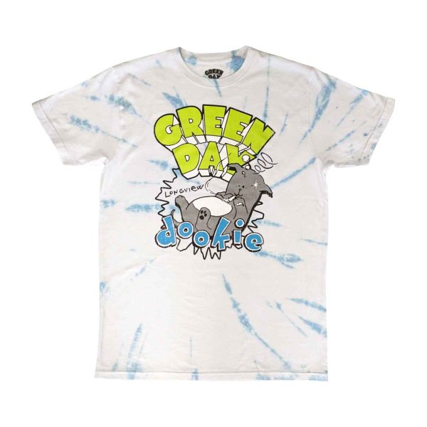 画像1: Green Day バンドTシャツ グリーン・デイ Dookie Longview Dip-Dye (1)