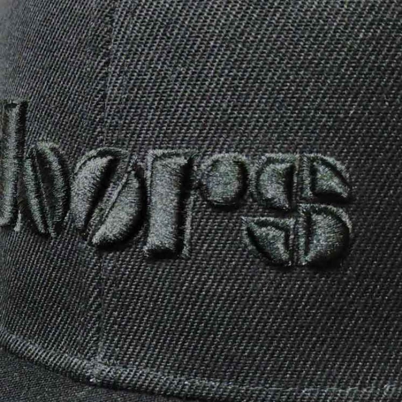 画像1: The Doors スナップバックキャップ ザ・ドアーズ Logo BLACK