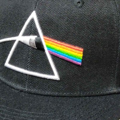 画像1: Pink Floyd スナップバックキャップ ピンク・フロイド Prism BLACK