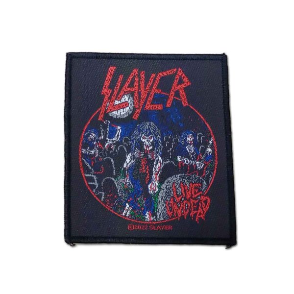 画像1: Slayer パッチ／ワッペン スレイヤー Live Undead (1)