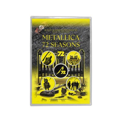 画像1: Metallica バッジ5個セット メタリカ 72 Seasons