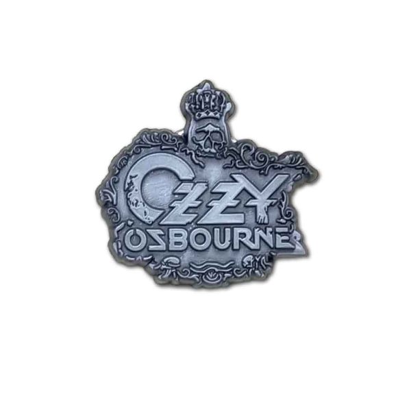 画像1: Ozzy Osbourne メタルピンバッジ オジー・オズボーン Crest Logo (1)