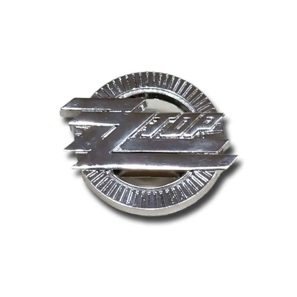 画像1: ZZ Top メタルピンバッジ ZZトップ Circle Logo (1)