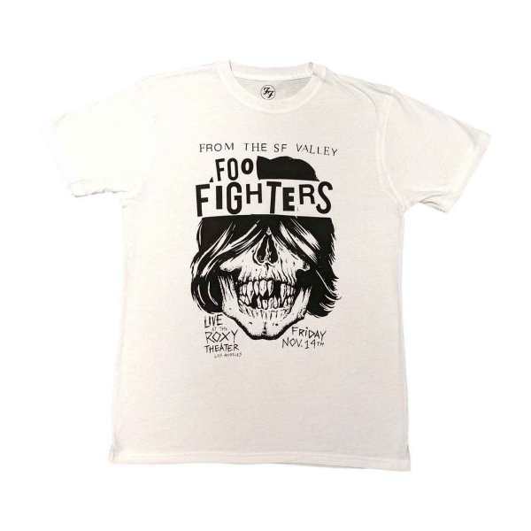 画像1: Foo Fighters バンドTシャツ フー・ファイターズ Roxy Flyer WHITE (1)