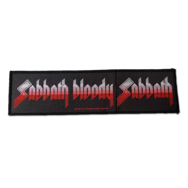 画像1: Black Sabbath パッチ／ワッペン ブラック・サバス Bloody Sabbath Strip (1)
