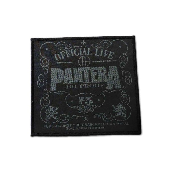 画像1: Pantera パッチ／ワッペン パンテラ 101% Proof (1)
