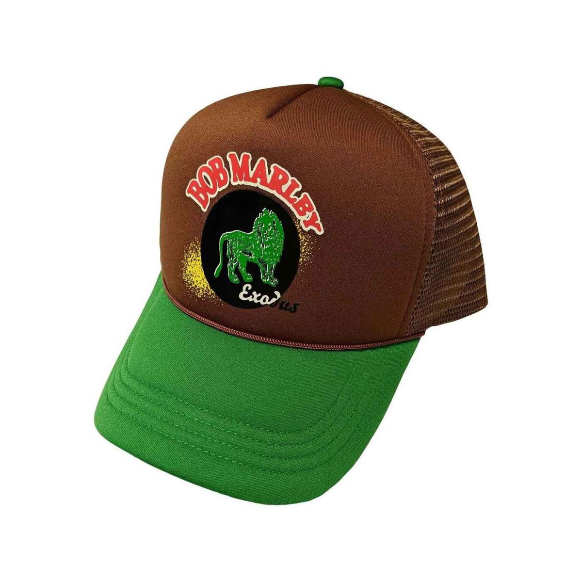 画像1: Bob Marley メッシュスナップバックキャップ ボブ・マーリー Exodus Lion (1)