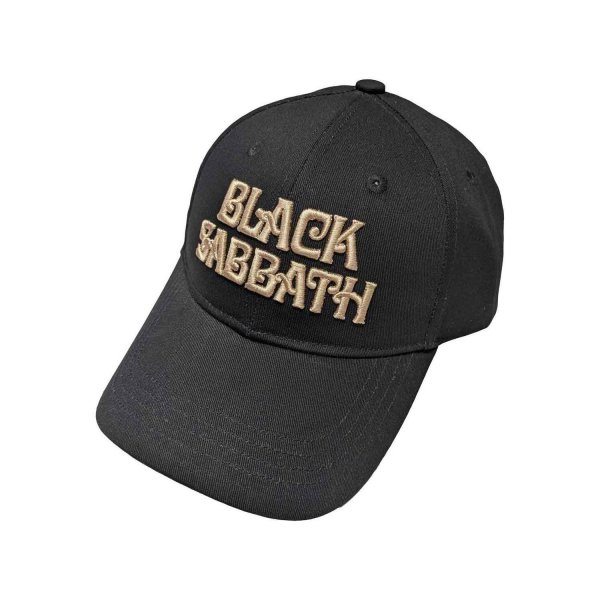画像1: Black Sabbath スナップバックキャップ ブラック・サバス Text Logo (1)