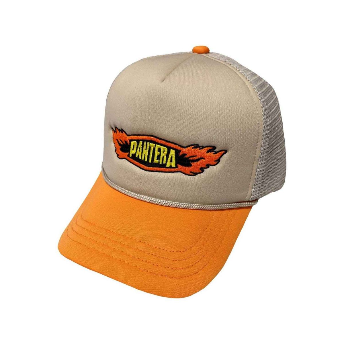 画像1: Pantera メッシュスナップバックキャップ パンテラ Flames Logo (1)