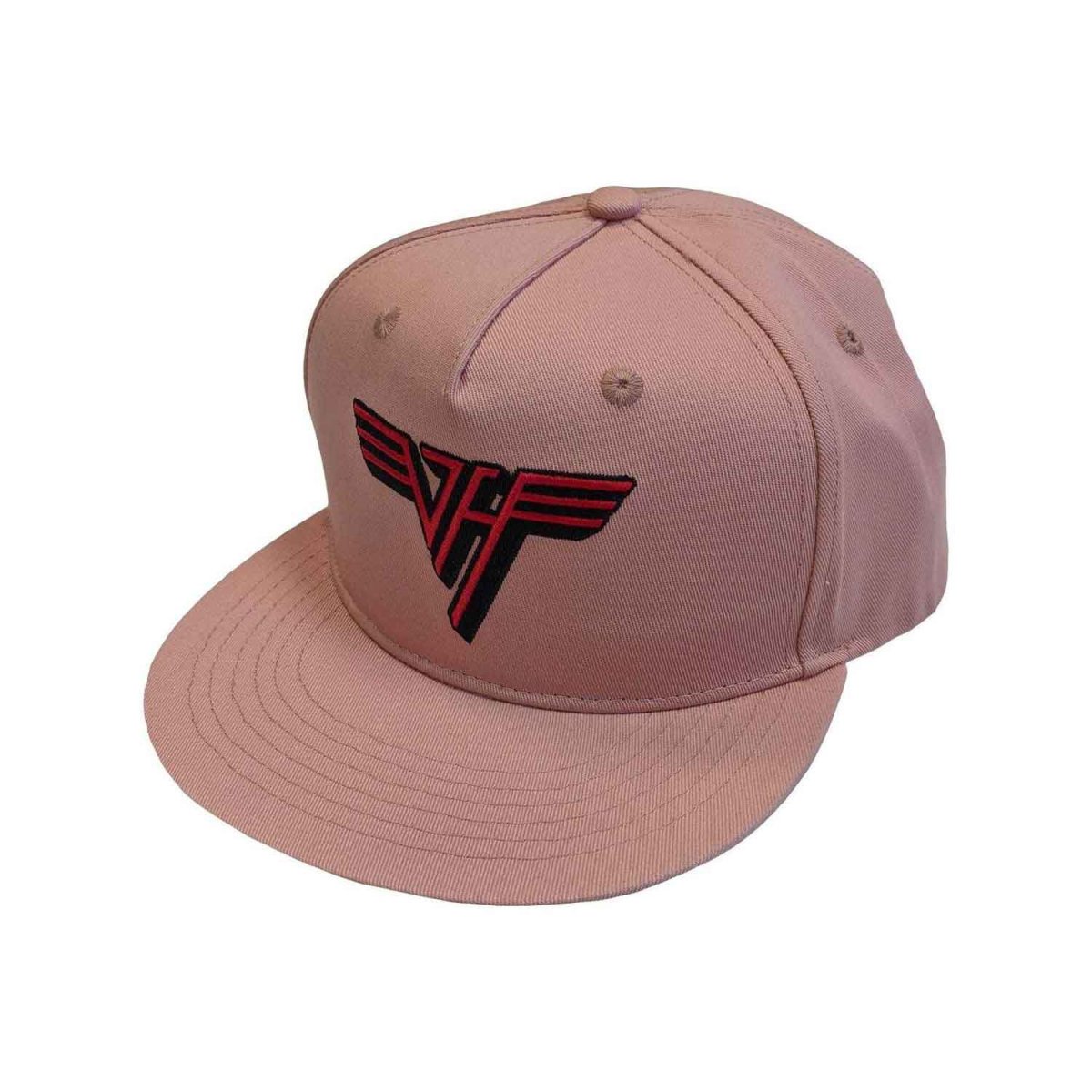 画像1: Van Halen スナップバックキャップ ヴァン・ヘイレン Red Logo PINK (1)