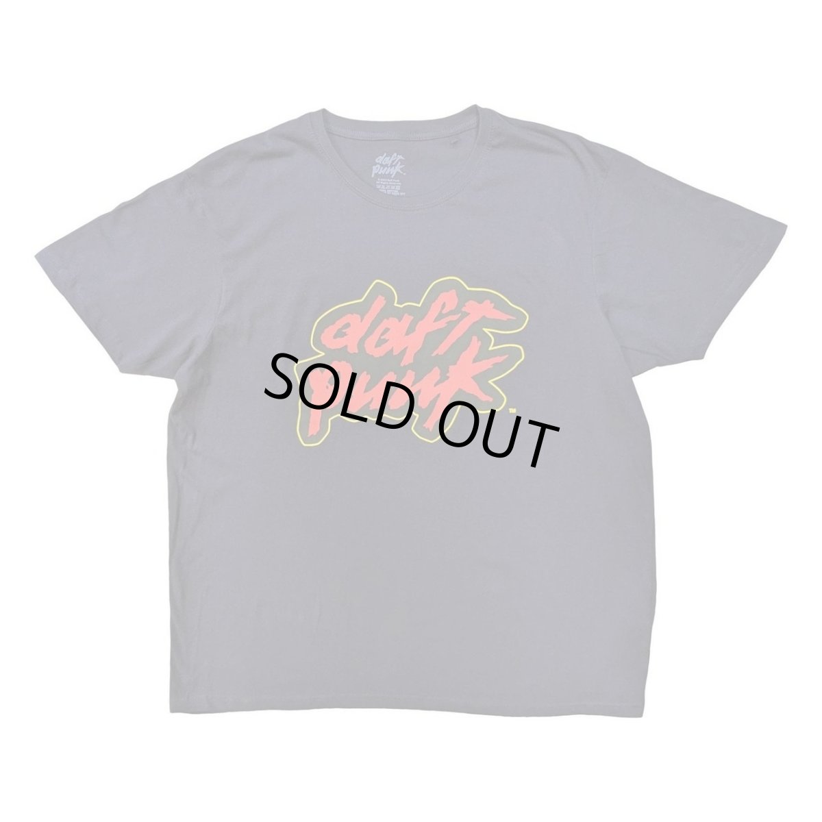 画像1: Daft Punk Tシャツ ダフト・パンク Red Logo NAVY (1)