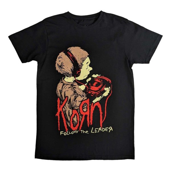 画像1: Korn バンドTシャツ コーン Follow The Leader [Back Print] (1)