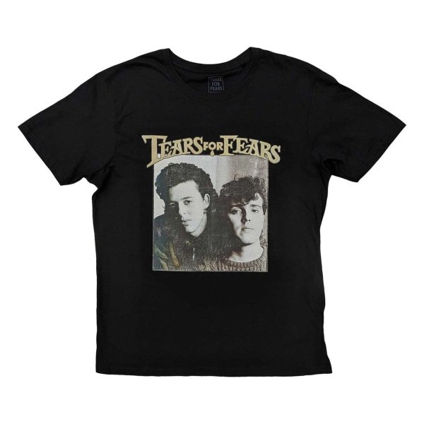 画像1: Tears For Fears バンドTシャツ ティアーズ・フォー・フィアーズ Throwback Photo BLACK (1)