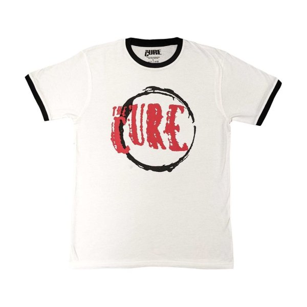 画像1: The Cure バンドTシャツ ザ・キュアー Circle Logo Ringer (1)