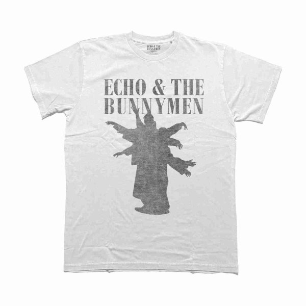 画像1: Echo & The Bunnymen バンドTシャツ エコー＆ザ・バニーメン Silhouettes WHITE (1)