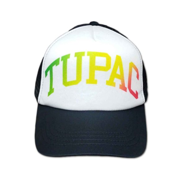 画像1: 2Pac メッシュスナップバックキャップ Tupac トゥーパック Gradient Logo (1)