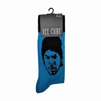 画像1: Ice Cube ソックス 靴下 アイス・キューブ Portrait BLUE