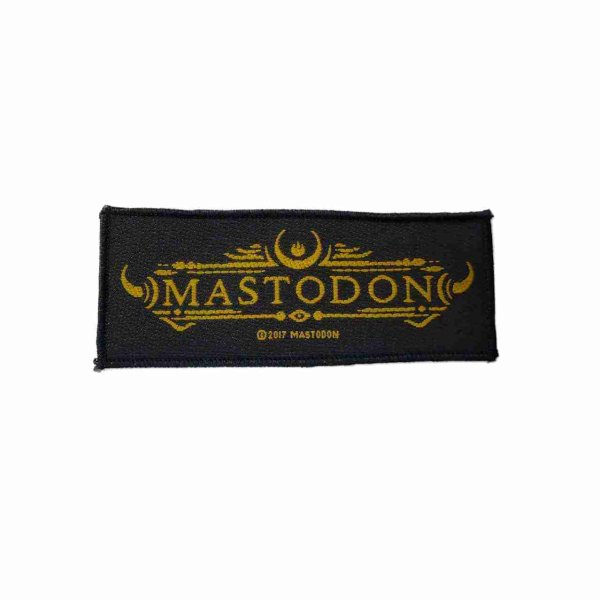 画像1: Mastodon パッチ／ワッペン マストドン Logo (1)