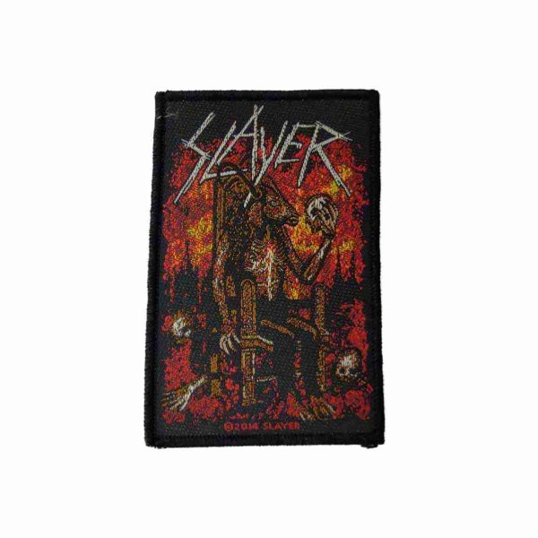 画像1: Slayer パッチ／ワッペン スレイヤー Devil On Throne (1)