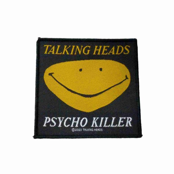 画像1: Talking Heads パッチ／ワッペン トーキング・ヘッズ Psycho Killer (1)