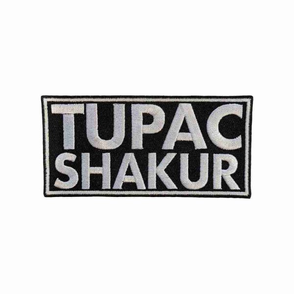 画像1: 2Pac アイロンパッチ／ワッペン Tupac トゥーパック Text Logo (1)