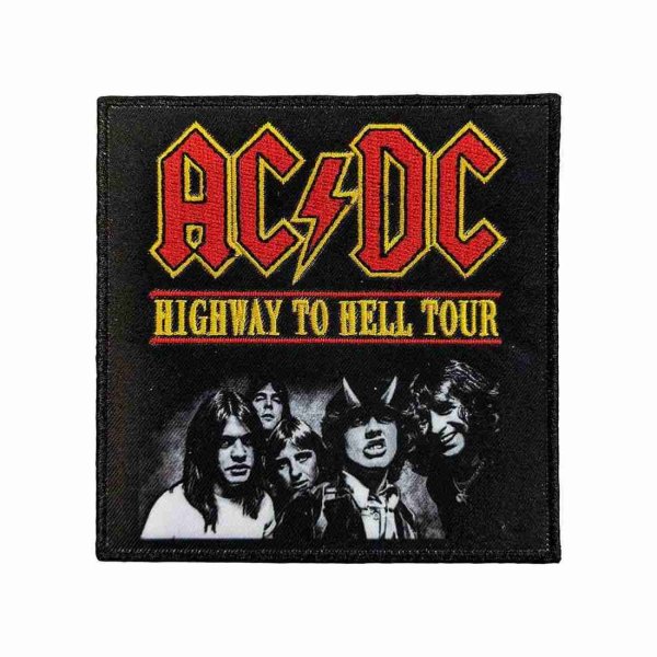 画像1: AC/DC アイロンパッチ／ワッペン エーシーディーシー Highway To Hell Tour (1)