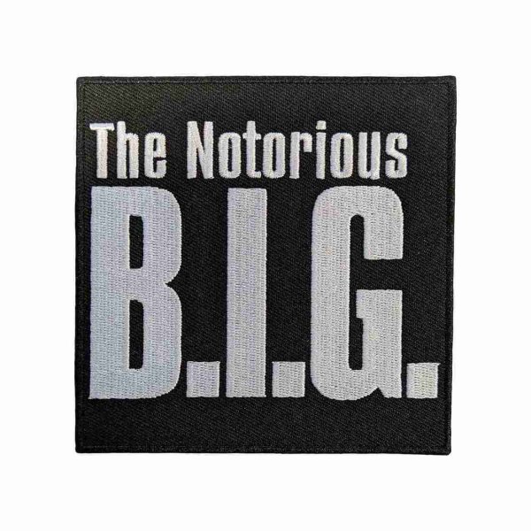 画像1: Notorious B.I.G. アイロンパッチ／ワッペン ノトーリアスB.I.G. Logo (1)