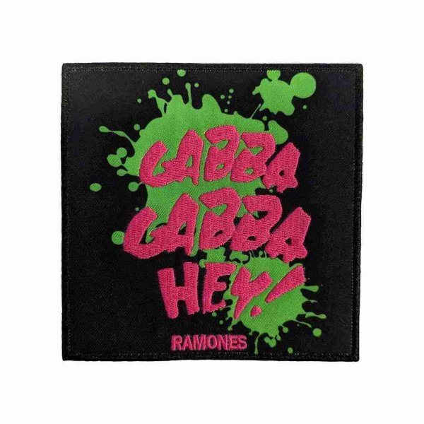 画像1: Ramones アイロンパッチ／ワッペン ラモーンズ Gabba Gabba Hey (1)