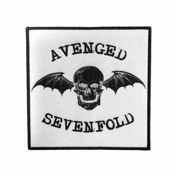 画像1: Avenged Sevenfold パッチ／ワッペン アヴェンジド・セヴンフォールド Classic Deathbat (1)