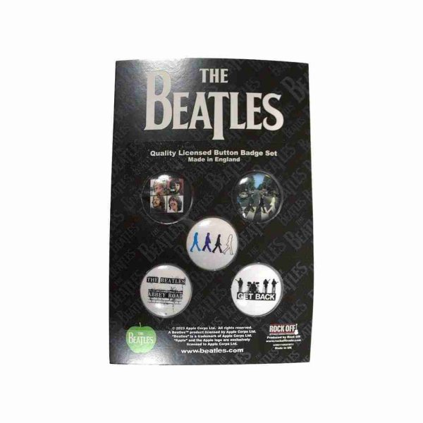 画像1: The Beatles バッジ5個セット ザ・ビートルズ 1969-1970 (1)