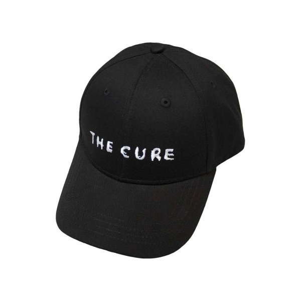 画像1: The Cure スナップバックキャップ ザ・キュアー Text Logo (1)