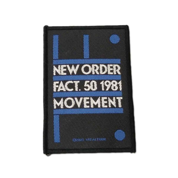 画像1: New Order パッチ／ワッペン ニューオーダー Fact 50 (1)