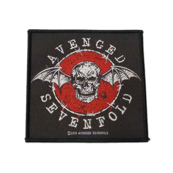 画像1: Avenged Sevenfold パッチ／ワッペン アヴェンジド・セヴンフォールド Distressed Skull (1)