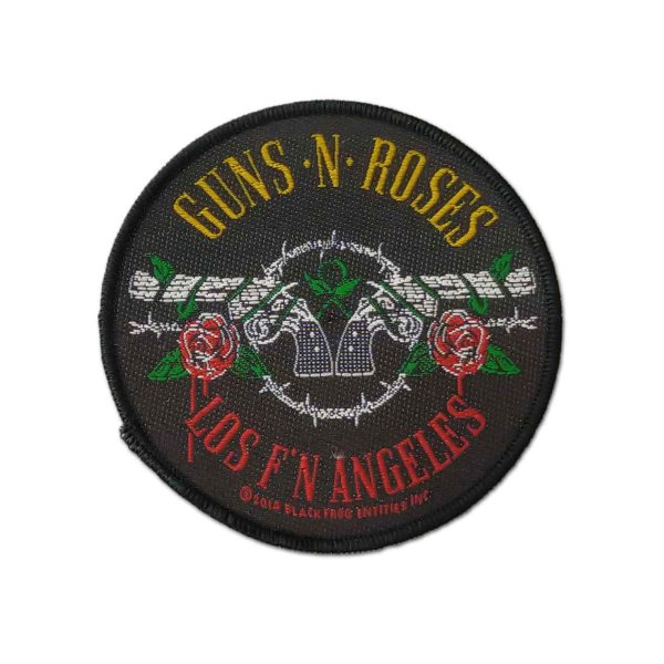 画像1: Guns N' Roses パッチ／ワッペン ガンズ・アンド・ローゼス Los F'n Angeles (1)