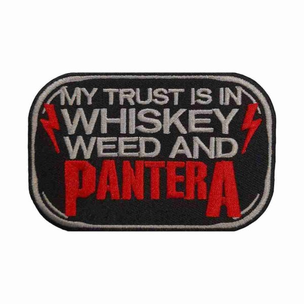 画像1: Pantera アイロンパッチ／ワッペン パンテラ Whiskey (1)
