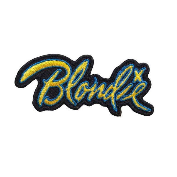 画像1: Blondie アイロンパッチ／ワッペン ブロンディ Logo Cut Out (1)