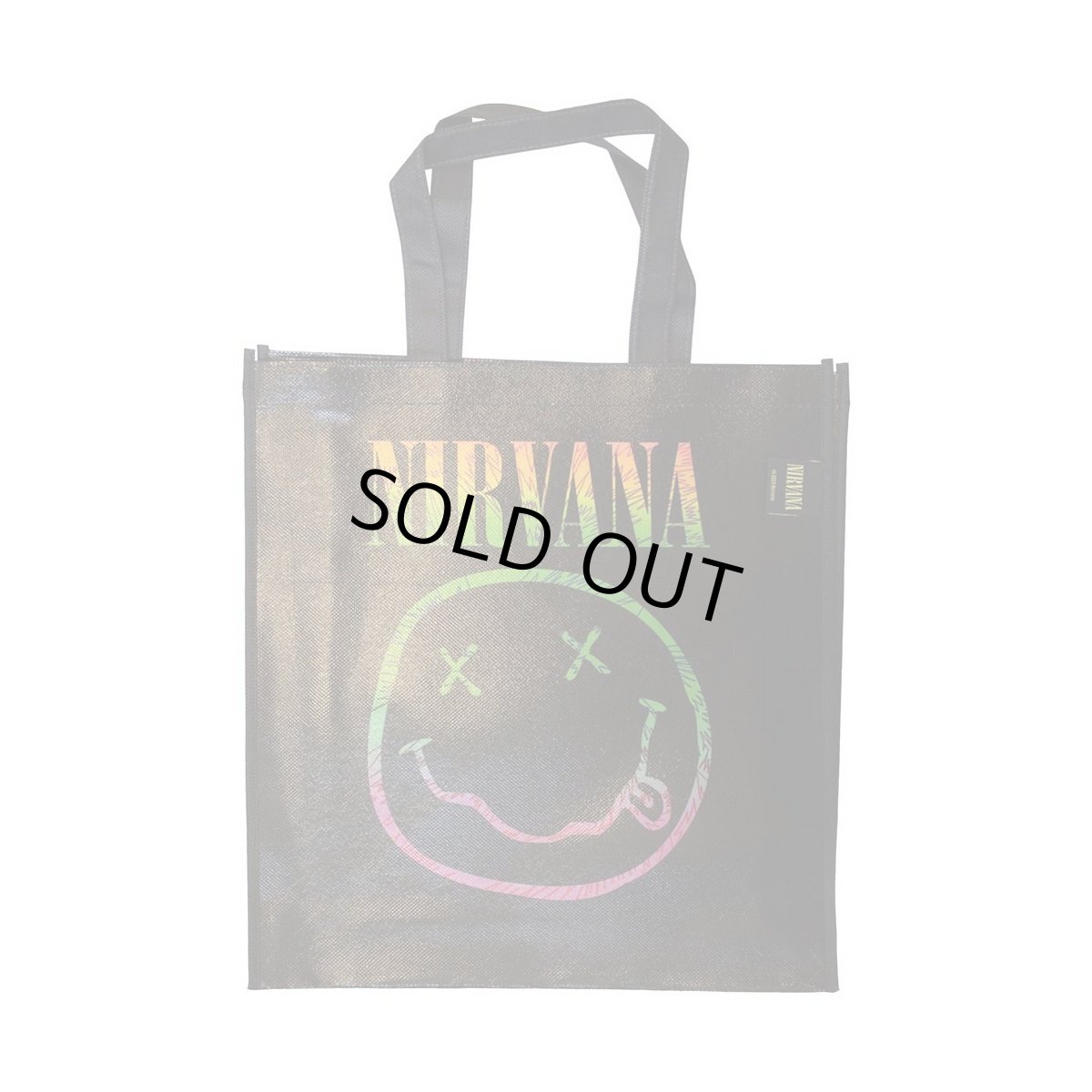 画像1: Nirvana エコバッグ トートバッグ ニルヴァーナ Sorbet Ray Face ＜セール特価商品＞ (1)
