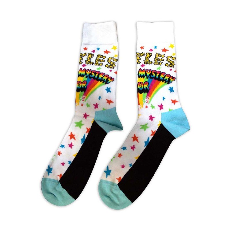 画像1: The Beatles ソックス 靴下  ザ・ビートルズ Magical Mystery Tour WHITE