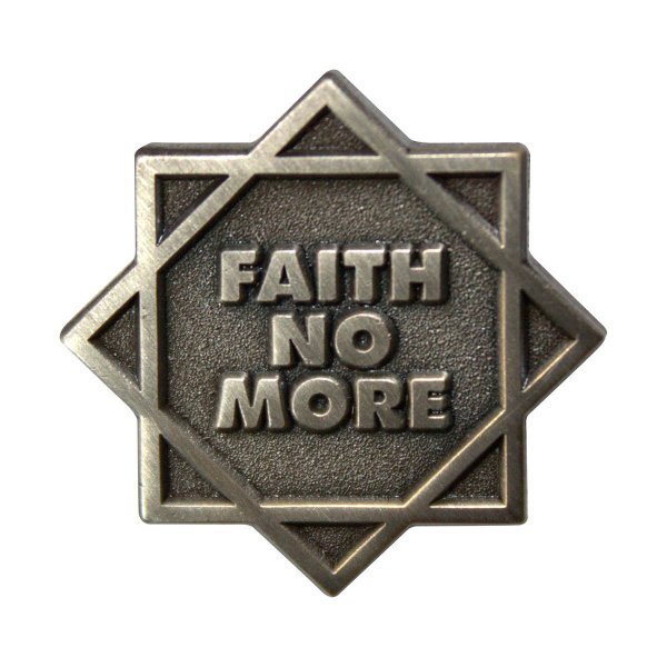 画像1: Faith No More メタルピンバッジ フェイス・ノー・モア Star Logo (1)