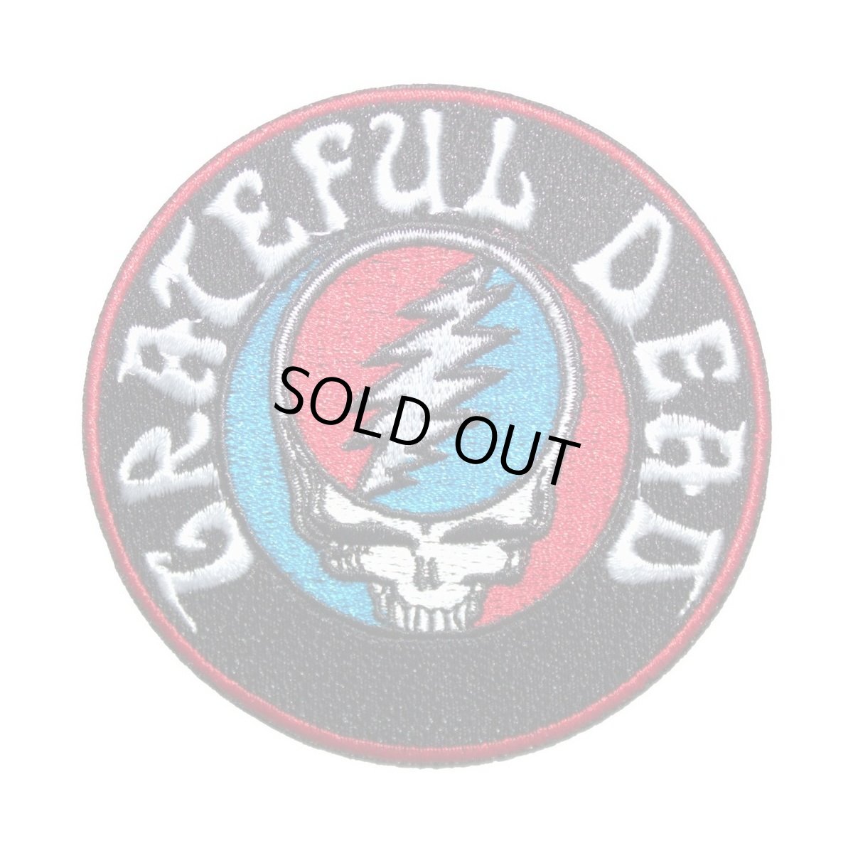 画像1: Grateful Dead アイロンパッチ／ワッペン グレイトフル・デッド Steal Your Face Logo V2 (1)