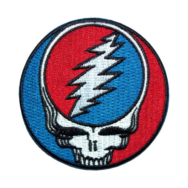 画像1: Grateful Dead アイロンパッチ／ワッペン グレイトフル・デッド Steal Your Face Classic (1)