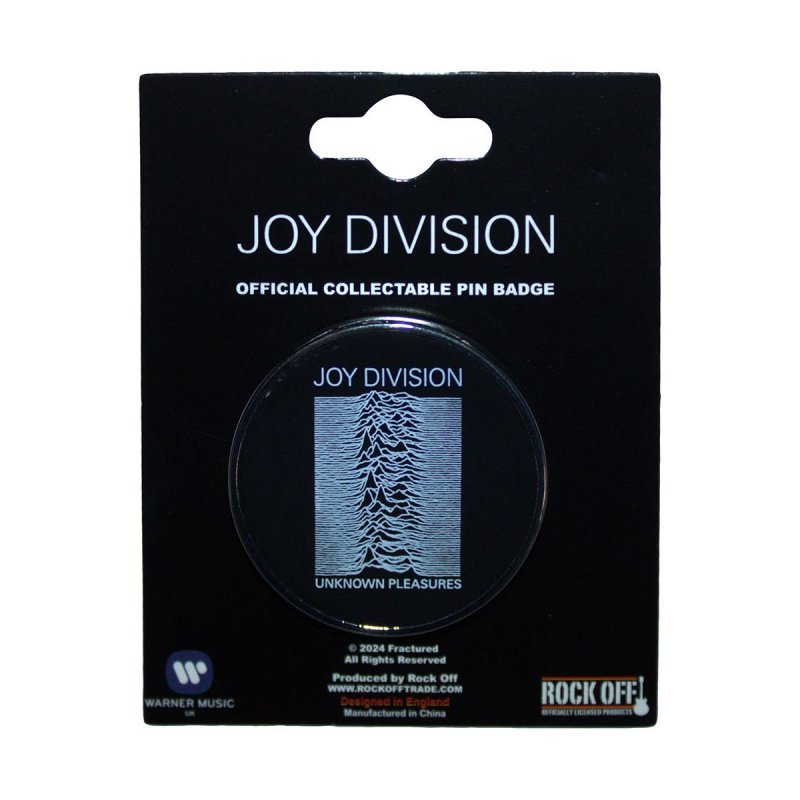 画像1: Joy Division メタルピンバッジ ジョイ・ディヴィジョン Unknown Pleasures