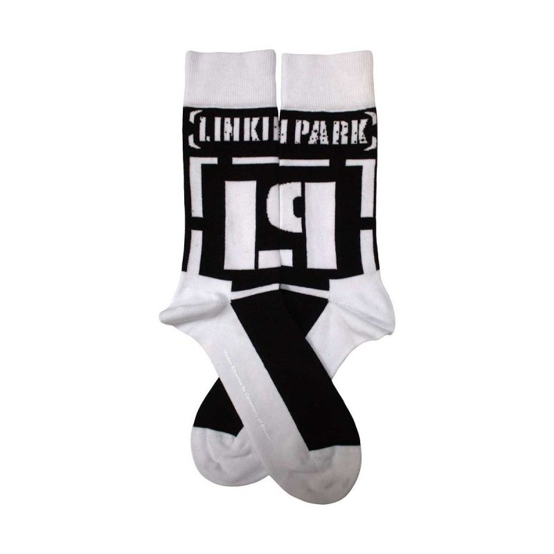 画像1: Linkin Park ソックス 靴下 リンキン・パーク Brackets Logo